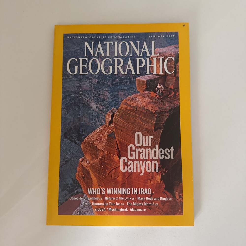 National Geographic Magazine - January 2006, Our Grandest Canyon